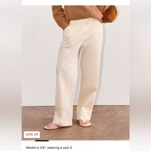Everlane easy pant in canvas